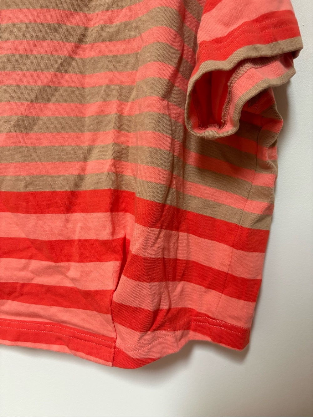 NWOT Anthropologie Maeve Cotton Fisherman Stripe Tee Size Medium - Picture 5 of 12